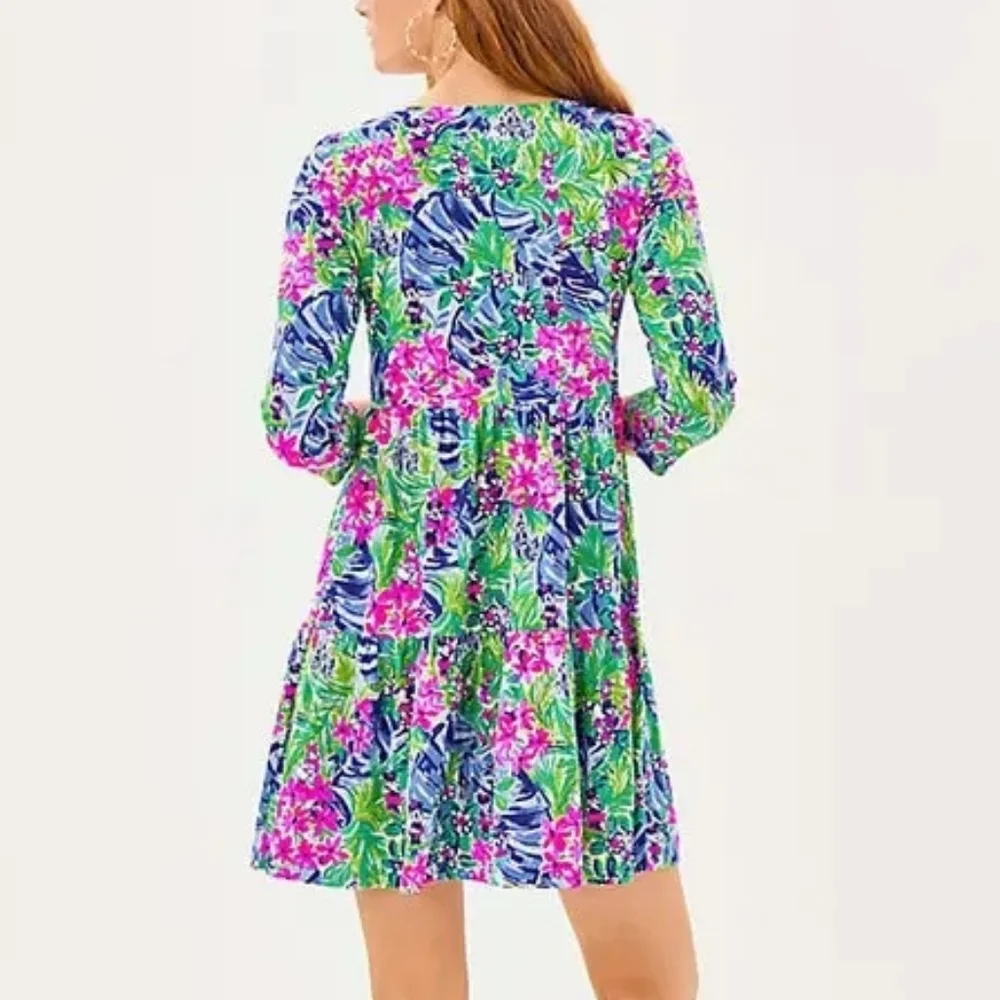 NWOT Lilly Pulitzer® Geanna Dress Resort White Disney Dreaming - Picture 2 of 5